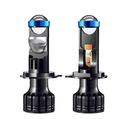 자동차 미니 H7 Led 프로젝터와 Bi Led H4 프로젝터 렌즈 Hi/Lo 빔 자동 변환