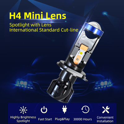 H4 미니 렌즈 Led 헤드 라이트 전구 45W 안녕 낮은 빔 Led 프로젝터 헤드 라이트 H4 자동차 Led 헤드 라이트