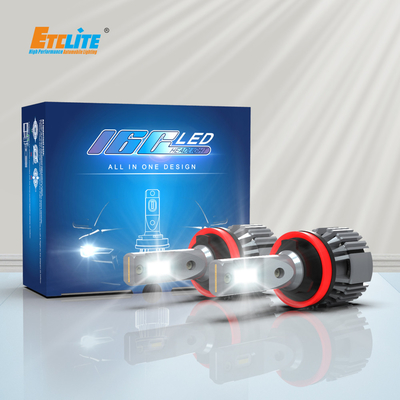 H11 Car LED Headlight Bulbs IP65 Waterproof 5000Lm 48W Power